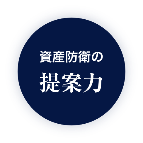 資産防衛の提案力